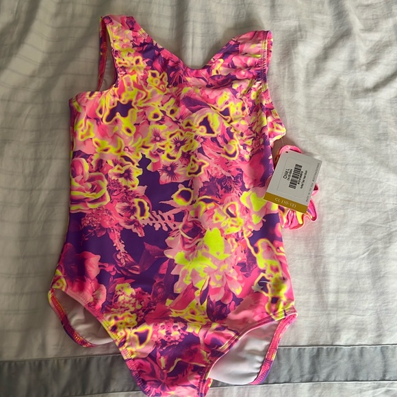 New! Beautiful Destira leotard, New! Tags attached size Child Large. - Picture 1 of 2